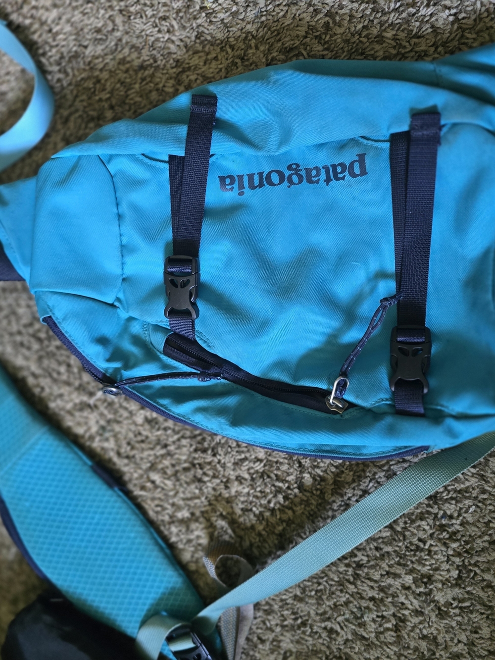 Patagonia Teal Crossbody Sling Bag - Teal